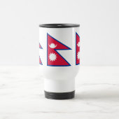 Nepal-Flagge Reisebecher (Mittel)