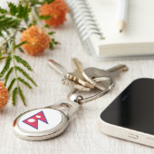 Nepal-Flagge Schlüsselanhänger (Seite)