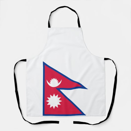 Nepal-Flagge Schürze (Vorderseite)