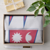 Nepal-Flagge Seidenpapier (Geschenk)