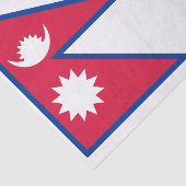 Nepal-Flagge Seidenpapier (Ausschnitt)