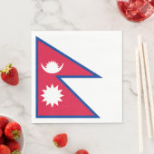 Nepal-Flagge Serviette (Beispiel)