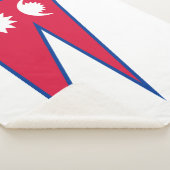 Nepal-Flagge Sherpadecke (3/4)