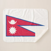 Nepal-Flagge Sherpadecke (Vorderseite (Horizontal))