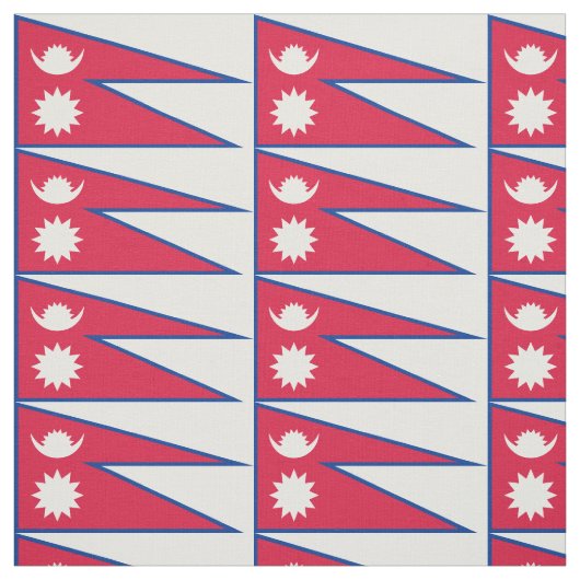 Nepal-Flagge Stoff (Muster)