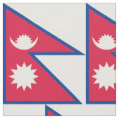 Nepal-Flagge Stoff (Nahaufnahme)