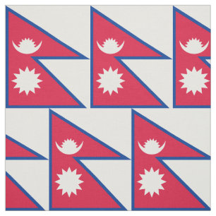 Nepal-Flagge Stoff