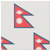 Nepal-Flagge Stoff (Nahaufnahme)