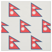 Nepal-Flagge Stoff (Muster)