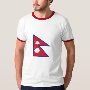 Nepal-Flagge T-Shirt