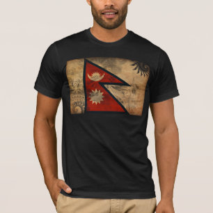 Nepal-Flagge T-Shirt