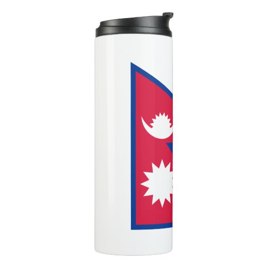 Nepal-Flagge Thermosbecher (Nach links gedreht)