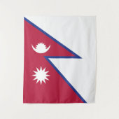 Nepal-Flagge Wandteppich (Vorderseite)