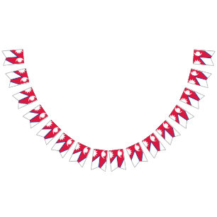 Nepal-Flagge Wimpelkette