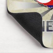 Nepal-Flaggen-Karte 2,0 Mousepad (Ecke)