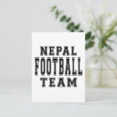 Nepal Football Team Postkarte (Stehend Vorderseite)