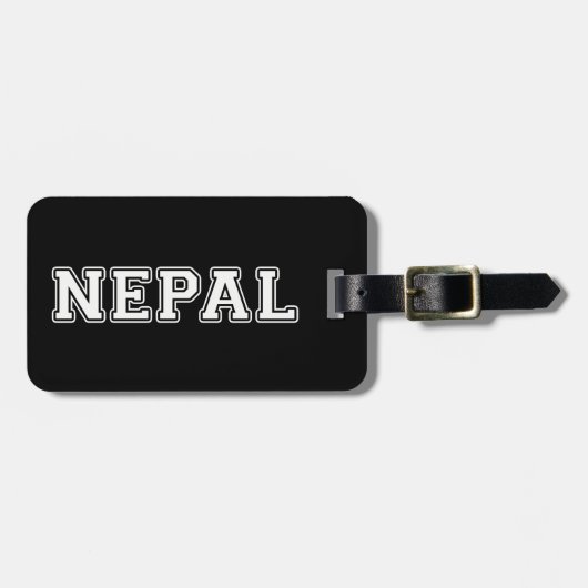 Nepal Gepäckanhänger (Vorderseite horizontal)