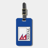 Nepal Gepäckanhänger (Vorderseite vertikal)
