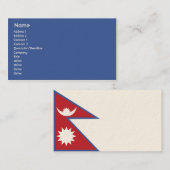 Nepal - Geschäft Visitenkarte (Vorne/Hinten)