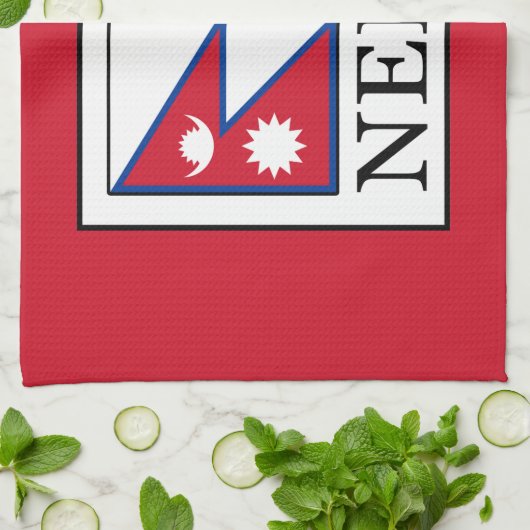 Nepal Geschirrtuch (Gefaltet)