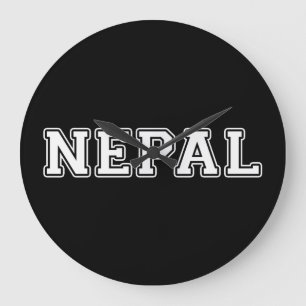 Nepal Große Wanduhr