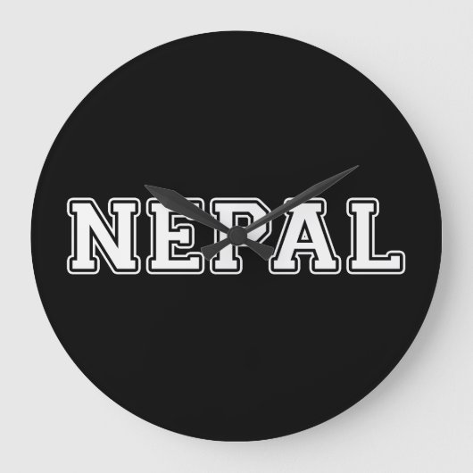 Nepal Große Wanduhr (Vorderseite)