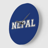 Nepal Große Wanduhr (Winkel)