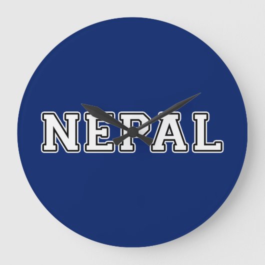 Nepal Große Wanduhr (Vorderseite)