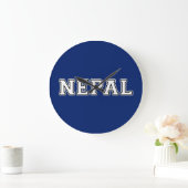 Nepal Große Wanduhr (Zuhause)