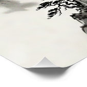 Nepal-Himalaja Tuschelandschaft Poster (Ecke)
