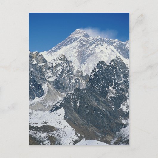 Nepal, Himalaya, Blick auf den Mt Everest aus Goky Postkarte (Vorderseite)