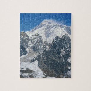 Nepal, Himalaya, Blick auf den Mt Everest aus Goky Puzzle
