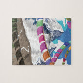 Nepal Himalayan Gebet Fahnen Reiseplakat Puzzle (Horizontal)