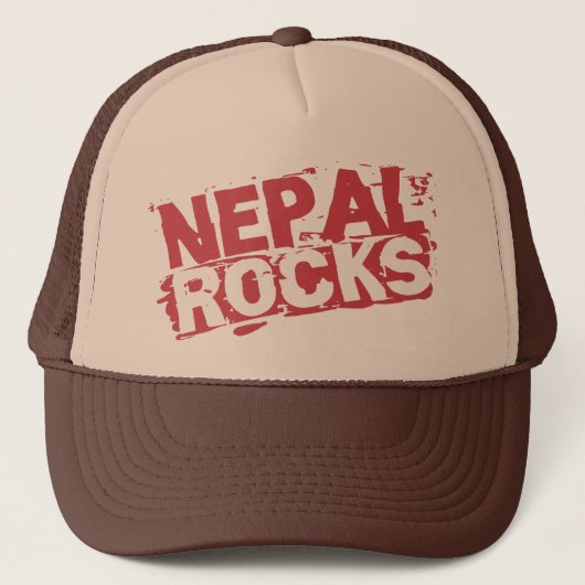 Nepal-Hut Truckerkappe (Vorderseite)