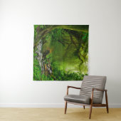 Nepal jungle with riverjungle,forest,ground,river, wandteppich (Beispiel (Horizontal))