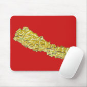 Nepal-Karte Mousepad (Mit Mouse)