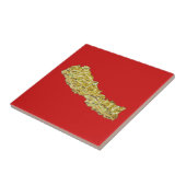 Nepal-Karten-Fliese Fliese (Seite)