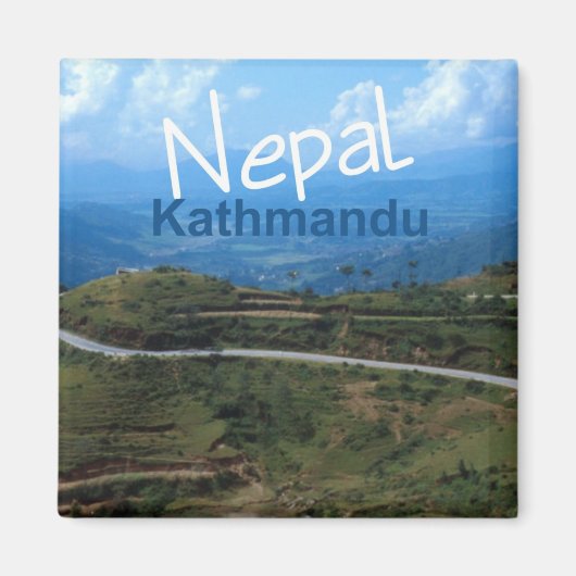 Nepal Kathmandu Travel Souvenir Kühlschrankmagnet (Vorne)