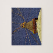 Nepal, Kathmandu. Unter Gebetsfahnen, wachsam Puzzle (Vertikal)