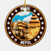 Nepal Keramik Ornament (Hinten)