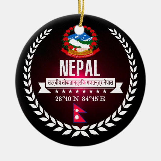 Nepal Keramikornament (Vorne)