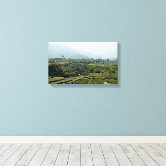Nepal Leinwanddruck (Insitu (Holzboden))