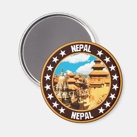 Nepal Magnet (Vorderseite/Rückseite)
