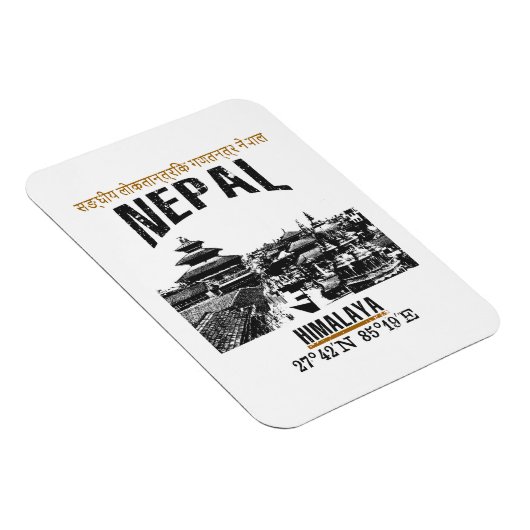 Nepal Magnet (Rechte Seite)