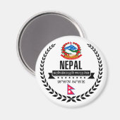 Nepal Magnet (Vorderseite/Rückseite)