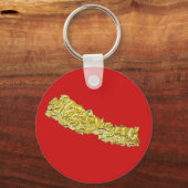 Nepal Map Schlüsselanhänger (Vorderseite)