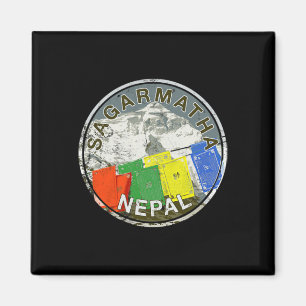 Nepal Mount Everest Sagarmatha Bergsteigen T Magnet