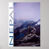 Nepal Mountain Scene Poster (Vorne)