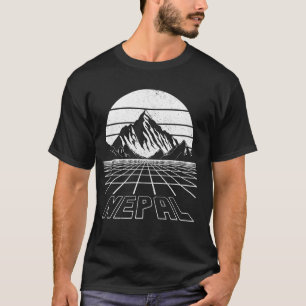 Nepal Mountains Himalaya Mount Everest Nepali Souv T-Shirt