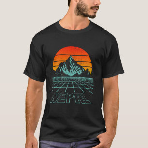 Nepal Mountains Himalaya Mount Everest Nepali Souv T-Shirt